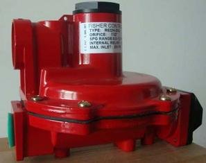 费希尔R622H-DGJ一级红色煤气压力减压阀 阀门