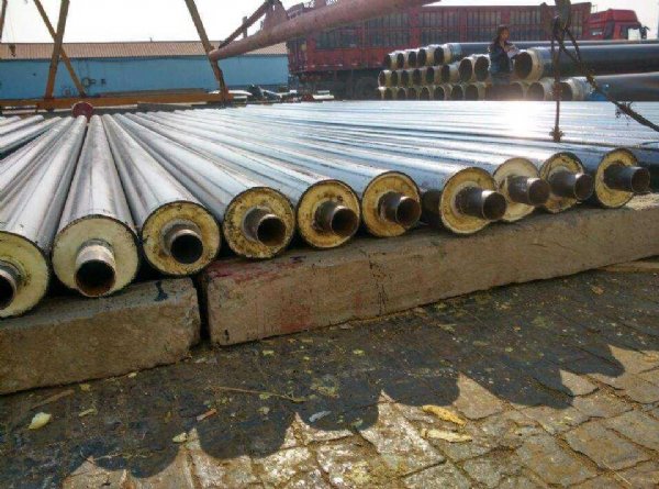 预制直埋钢套钢蒸汽保温管厂家生产直销 钢结构、膜结构