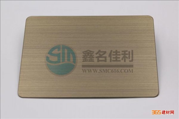 鑫名佳利smc生产不锈钢板拉丝香槟金 不锈钢批发 建筑结构钢板