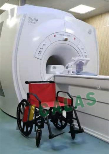 防磁轮椅推车 磁共振椅 园艺工具 MRI无磁轮椅车