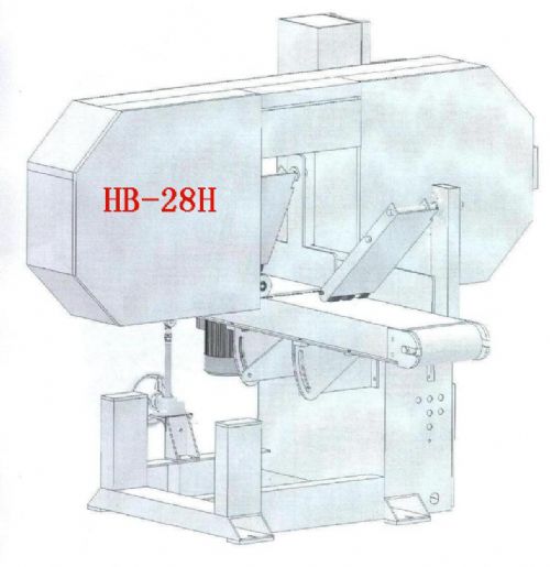 HB-28H台湾弘享卧式带锯机 工程机械、建筑机械1
