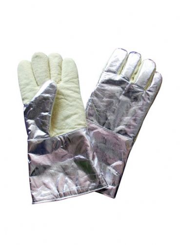 园艺工具 铝箔隔热防护手套