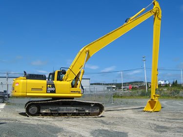 挖掘机加长臂小松PC300加长臂挖掘机18米加长臂定制改装