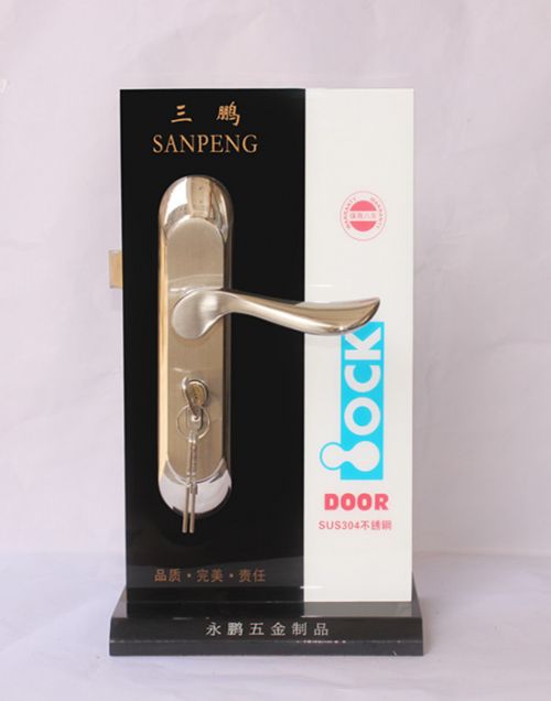 304不锈钢锁具轴承双舌门锁室内实木门卧室房门锁执手锁锁具