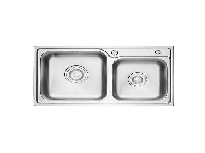 邦克304不锈钢纳米洗菜盆 厨房水槽双槽 工厂直销 台上洗手盆