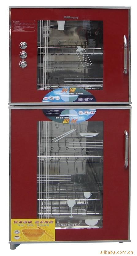 餐厨具玩具 68升光波印花玻璃紫外线双门消毒柜