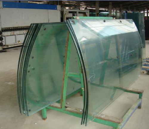 弧形钢化夹层玻璃 活动房