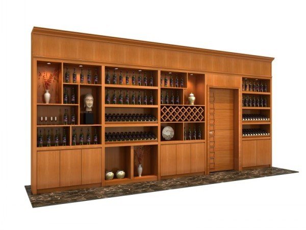 其他建筑、建材类管材 红酒柜展厅设计 高档红酒展柜供应