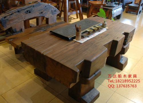 供应老船木办公桌