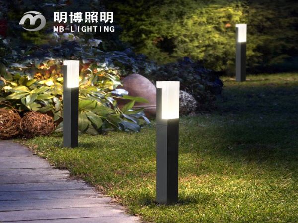 简约户外花园防水庭院灯 现代ip65铝材LED10W方形草坪灯