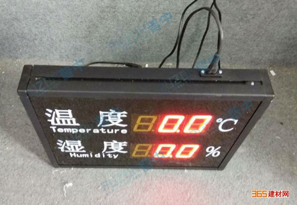 审讯室温湿度LED显示屏 工业高精度时钟电子看板厂家直销