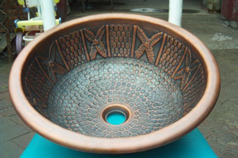 铜盆,传统纯手工制做浴室盆