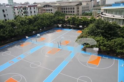 赛(CAG)悬浮式拼装地板--篮球运动地板