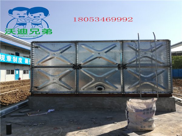 热浸镀锌钢板水箱 装配式镀锌水箱 工程机械、建筑机械