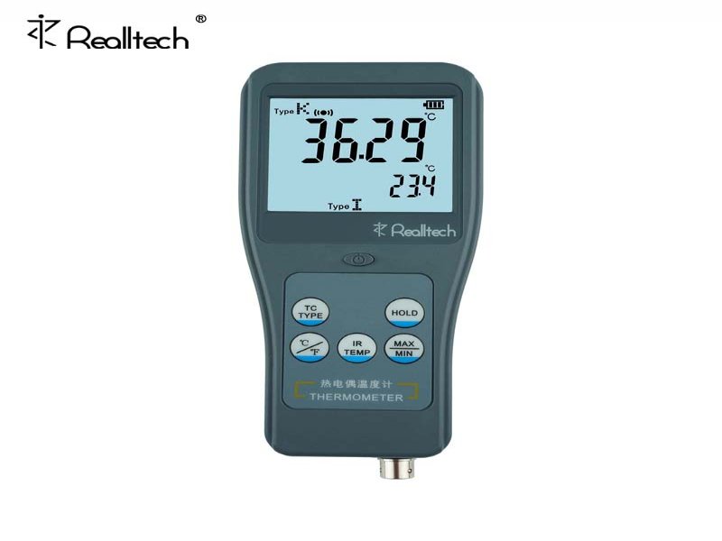 高精度温度测量仪 RTM1201红外热电偶温度表 特种建材