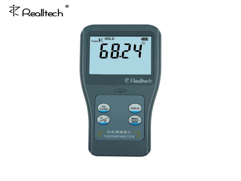 RTM1101高精度热电偶温度仪 便携式K型温度表 特种建材