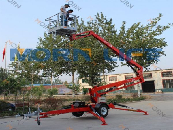 工程机械、建筑机械 拖车折臂升降机高空作业平台